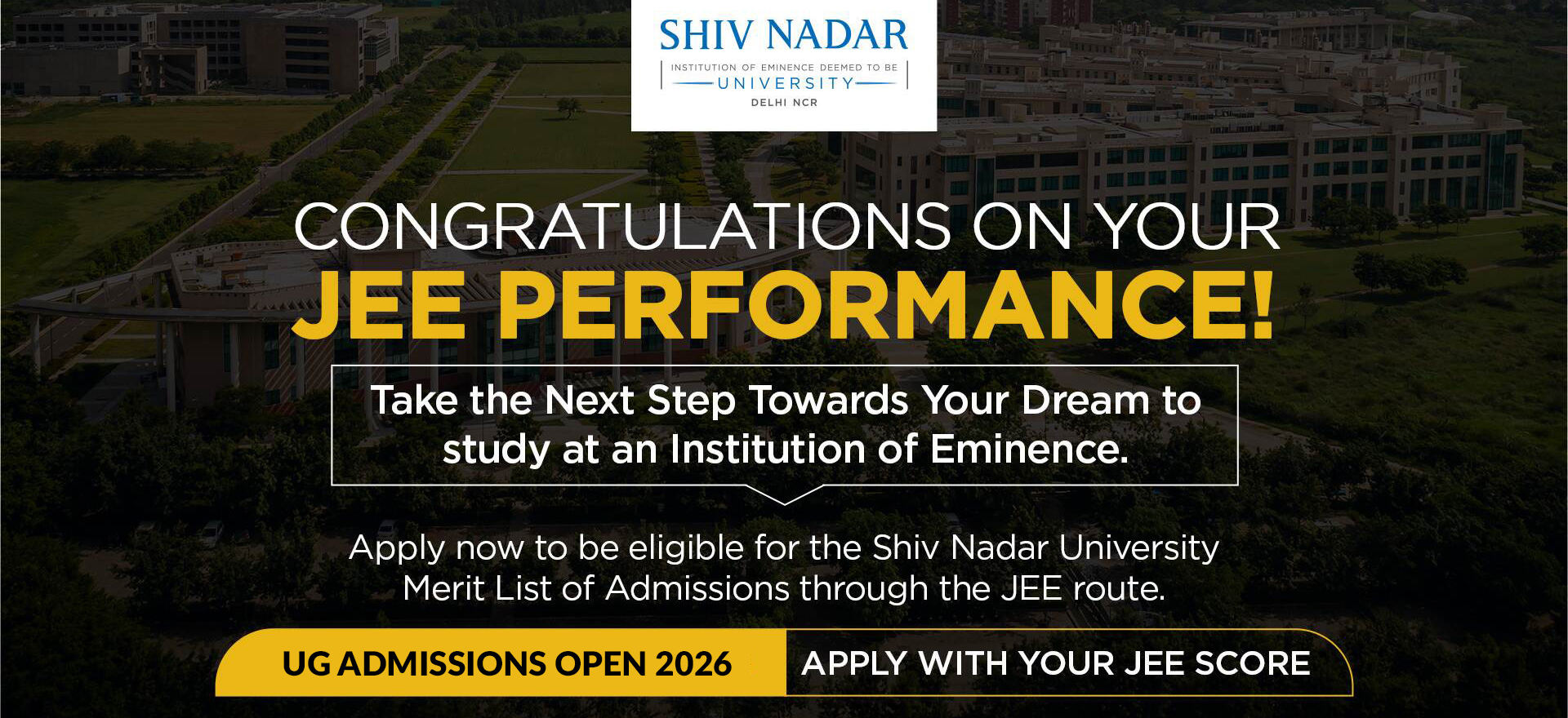 Admission Open after CUET Result